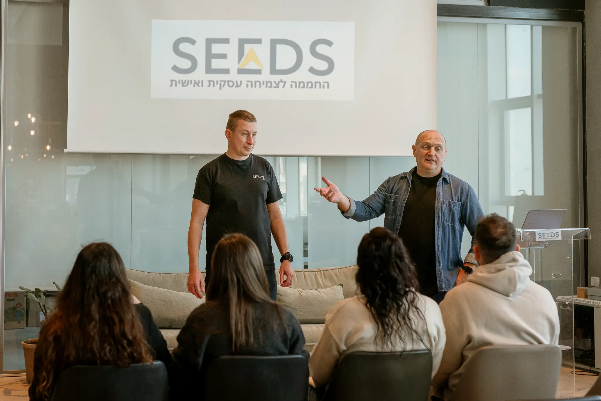 רן חודוס וקוסטה קרמר — מייסדי SEEDS
